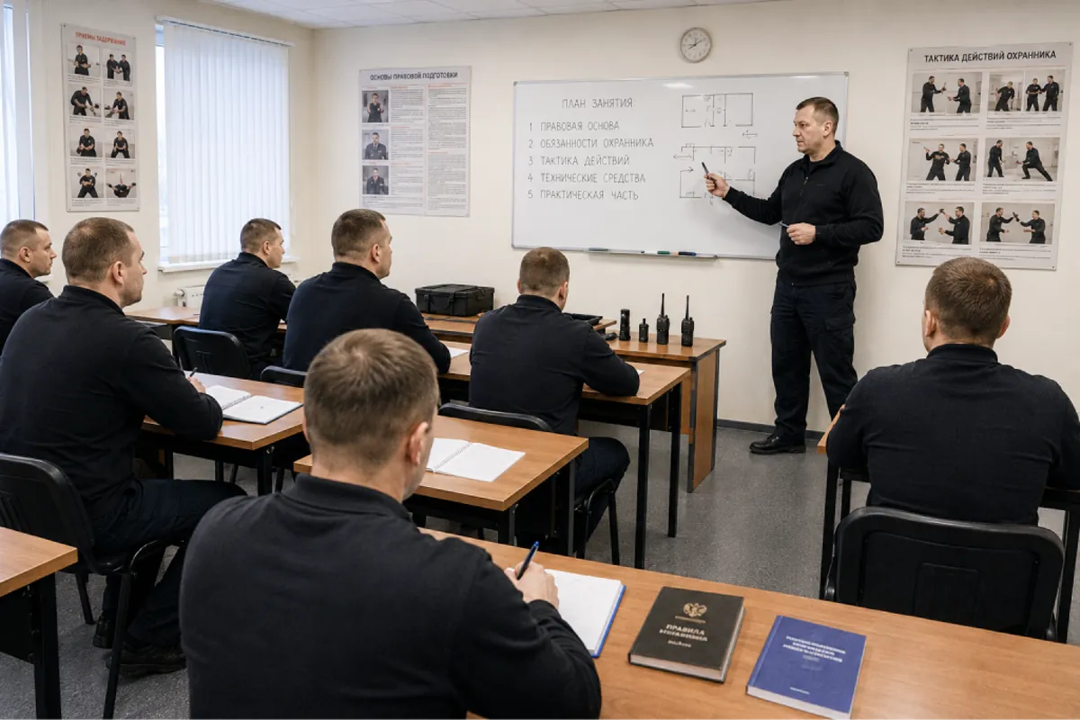 Очная подготовка в учебном центре.