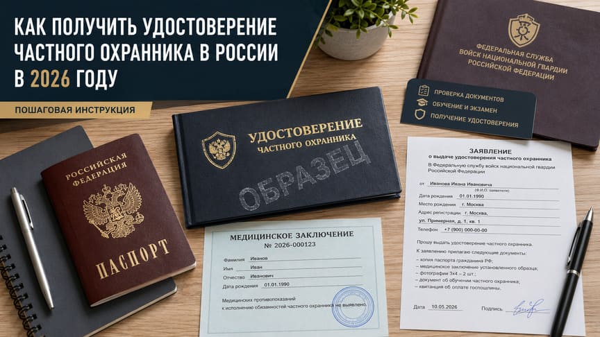 Как получить удостоверение частного охранника в 2026 году