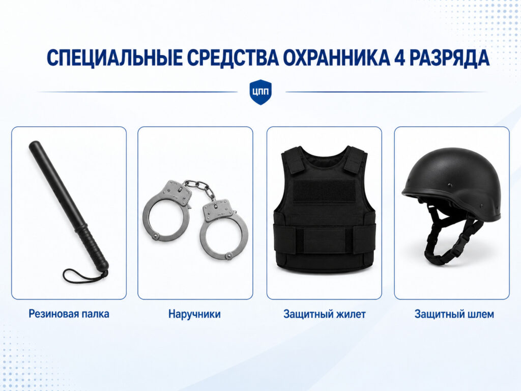 Специальные средства охранника 4 разряда