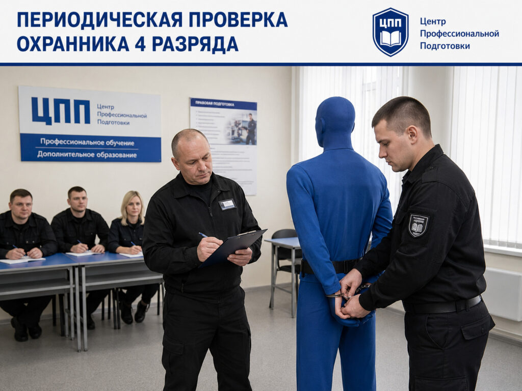 Периодическая проверка охранника 4 разряда