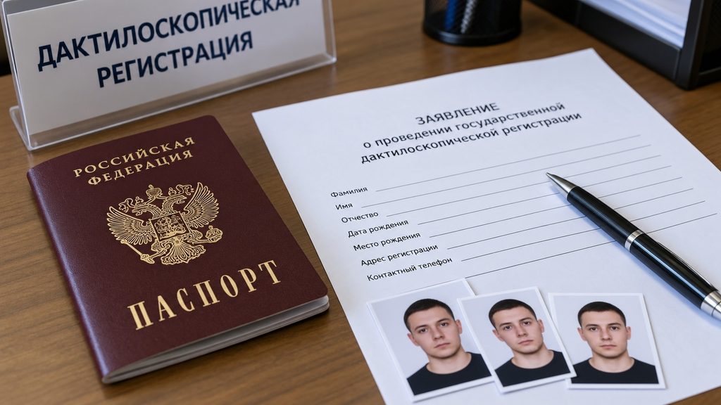 Документы для прохождения дактилоскопии